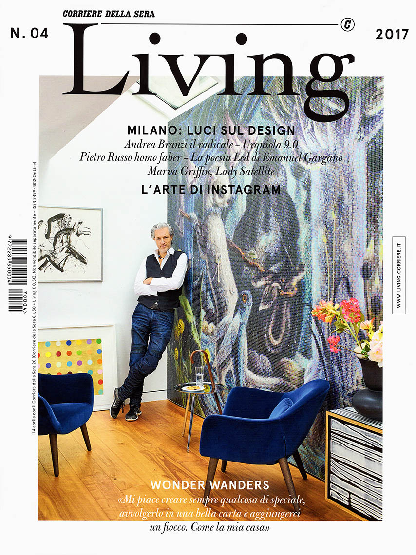 Marcel Wanders cover Living magazine