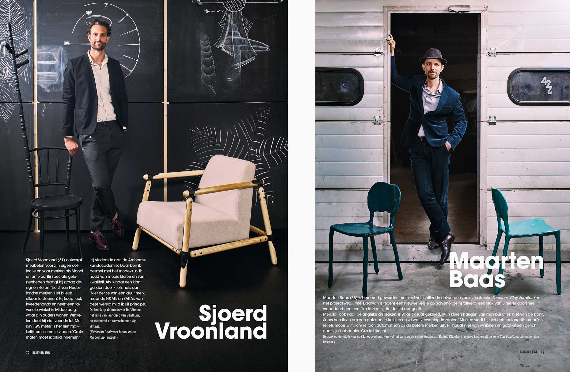 Dressed Dutch Designers Sjoerd Vroonland and Maarten Baas