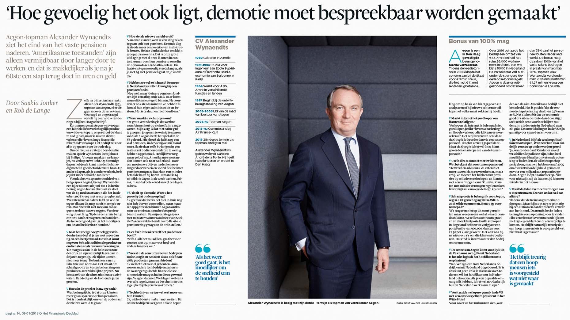 NEWSPAPER FINANCIËL DAGBLAD